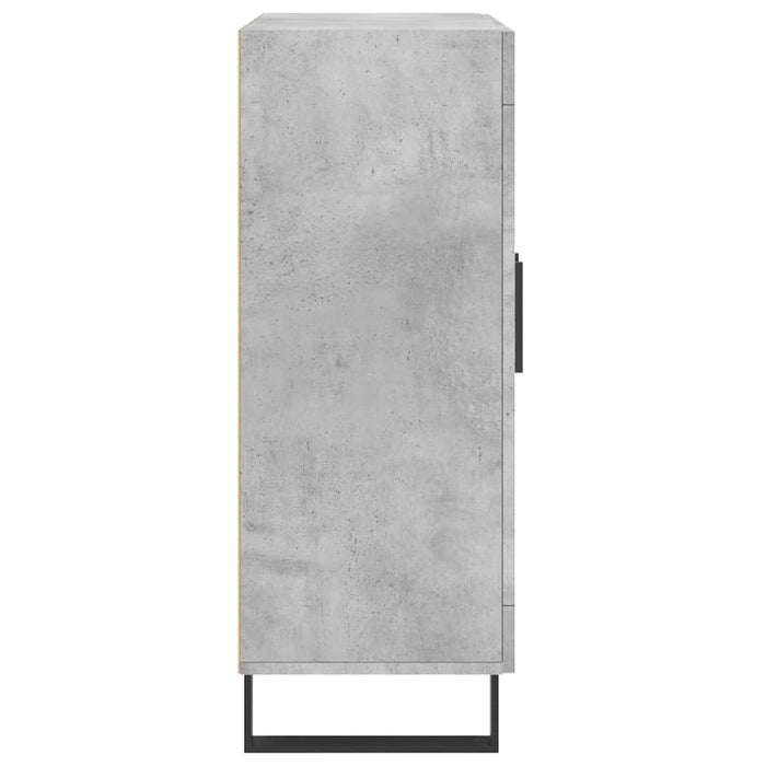 Credenza Grigio Cemento 69,5x34x90 cm in Legno Multistrato 830224