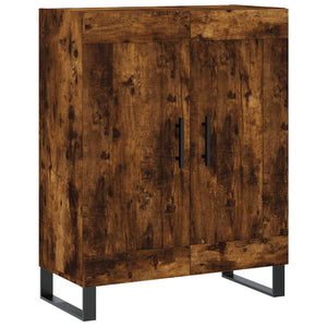 vidaXL Credenza Rovere Fumo 69,5x34x90 cm in Legno Multistrato