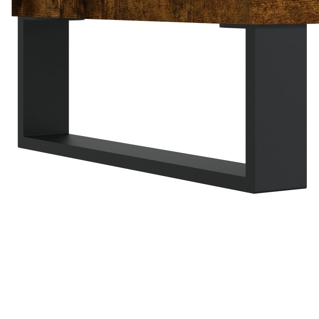 Credenza Rovere Fumo 69,5x34x90 cm in Legno Multistrato 830225