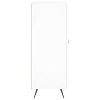 Credenza-Buffet-Armadio da cucina Bianca 69,5x34x90 cm in Legno Multistrato 504162