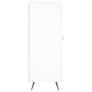 Credenza-Buffet-Armadio da cucina Bianca 69,5x34x90 cm in Legno Multistrato 504162