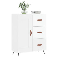 Credenza 69,5x34x90 cm in Legno Multistrato Bianco Lucido 830230