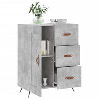Credenza Grigio Cemento 69,5x34x90 cm in Legno Multistrato 830232