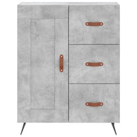 Credenza-Buffet-Armadio da cucina Grigio Cemento 69,5x34x90 cm in Legno Multistrato 488718