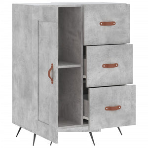 Credenza-Buffet-Armadio da cucina Grigio Cemento 69,5x34x90 cm in Legno Multistrato 488718