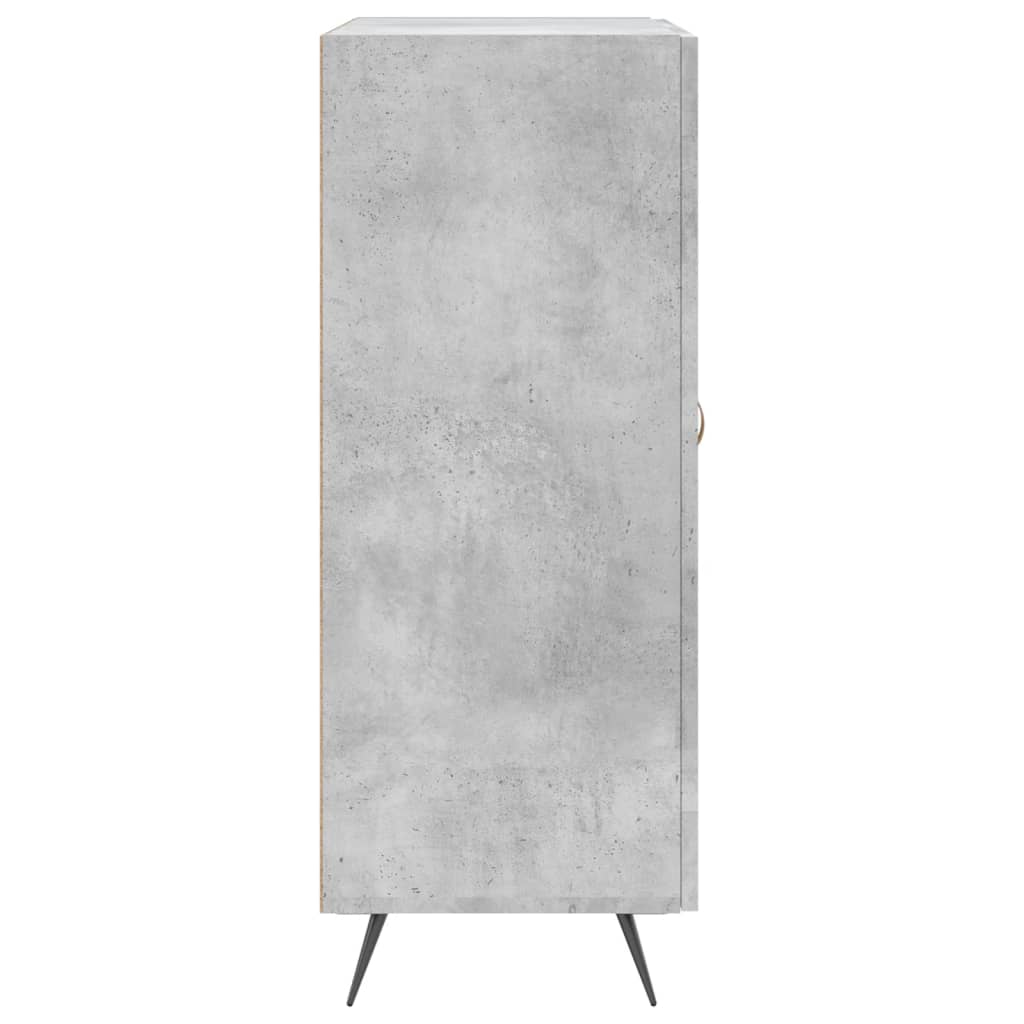 Credenza Grigio Cemento 69,5x34x90 cm in Legno Multistrato 830232