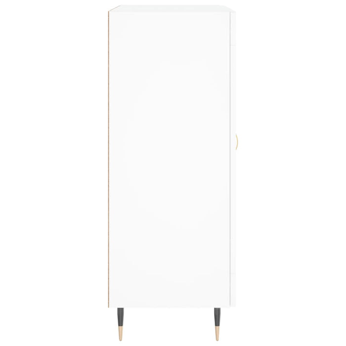 Credenza-Buffet-Armadio da cucina Bianca 69,5x34x90 cm in Legno Multistrato 162729