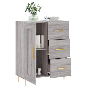 Credenza Grigio Sonoma 69,5x34x90 cm in Legno Multistrato 830250