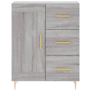 Credenza Grigio Sonoma 69,5x34x90 cm in Legno Multistrato 830250