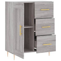 Credenza Grigio Sonoma 69,5x34x90 cm in Legno Multistrato 830250