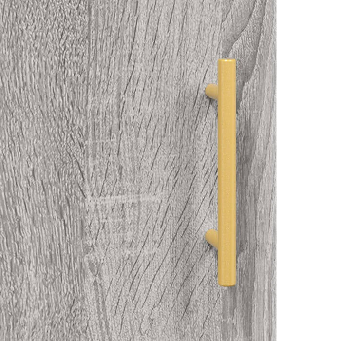Credenza Grigio Sonoma 69,5x34x90 cm in Legno Multistrato 830250