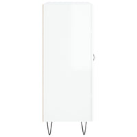 Credenza 69,5x34x90 cm in Legno Multistrato Bianco Lucido 830254