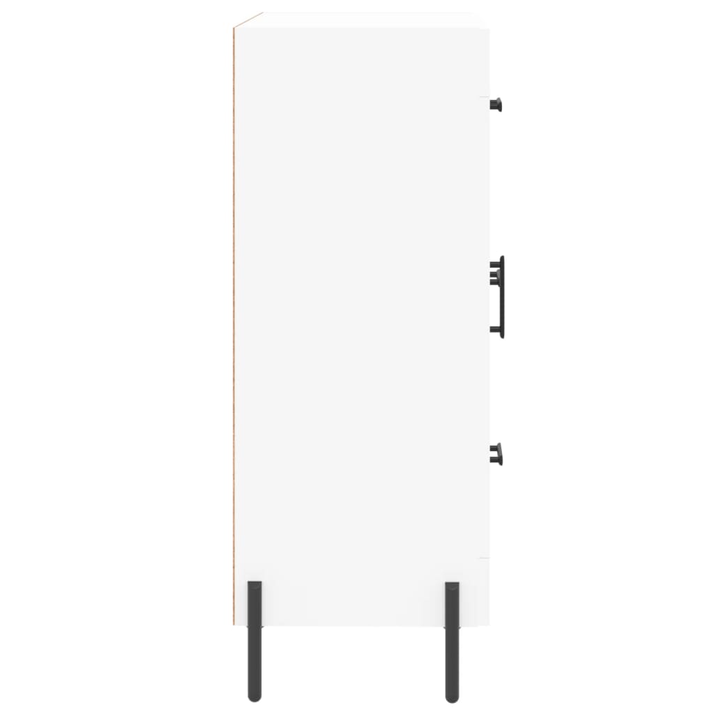 Credenza Bianca 69,5x34x90 cm in Legno Multistrato 830268