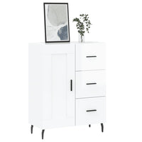 Credenza 69,5x34x90 cm in Legno Multistrato Bianco Lucido 830278