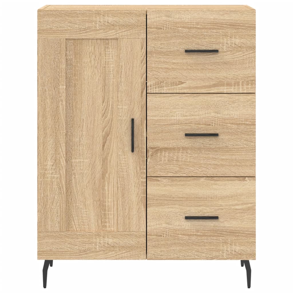 Credenza Rovere Sonoma 69,5x34x90 cm in Legno Multistrato 830279