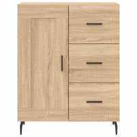 vidaXL Credenza Rovere Sonoma 69,5x34x90 cm in Legno Multistrato