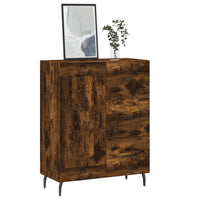 vidaXL Credenza Rovere Fumo 69,5x34x90 cm in Legno Multistrato