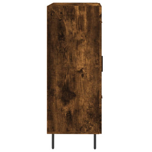 vidaXL Credenza Rovere Fumo 69,5x34x90 cm in Legno Multistrato