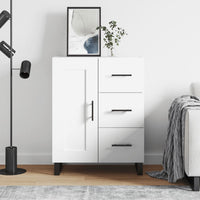 vidaXL Credenza Bianca 69,5x34x90 cm in Legno Multistrato