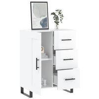 Credenza 69,5x34x90 cm in Legno Multistrato Bianco Lucido 830286