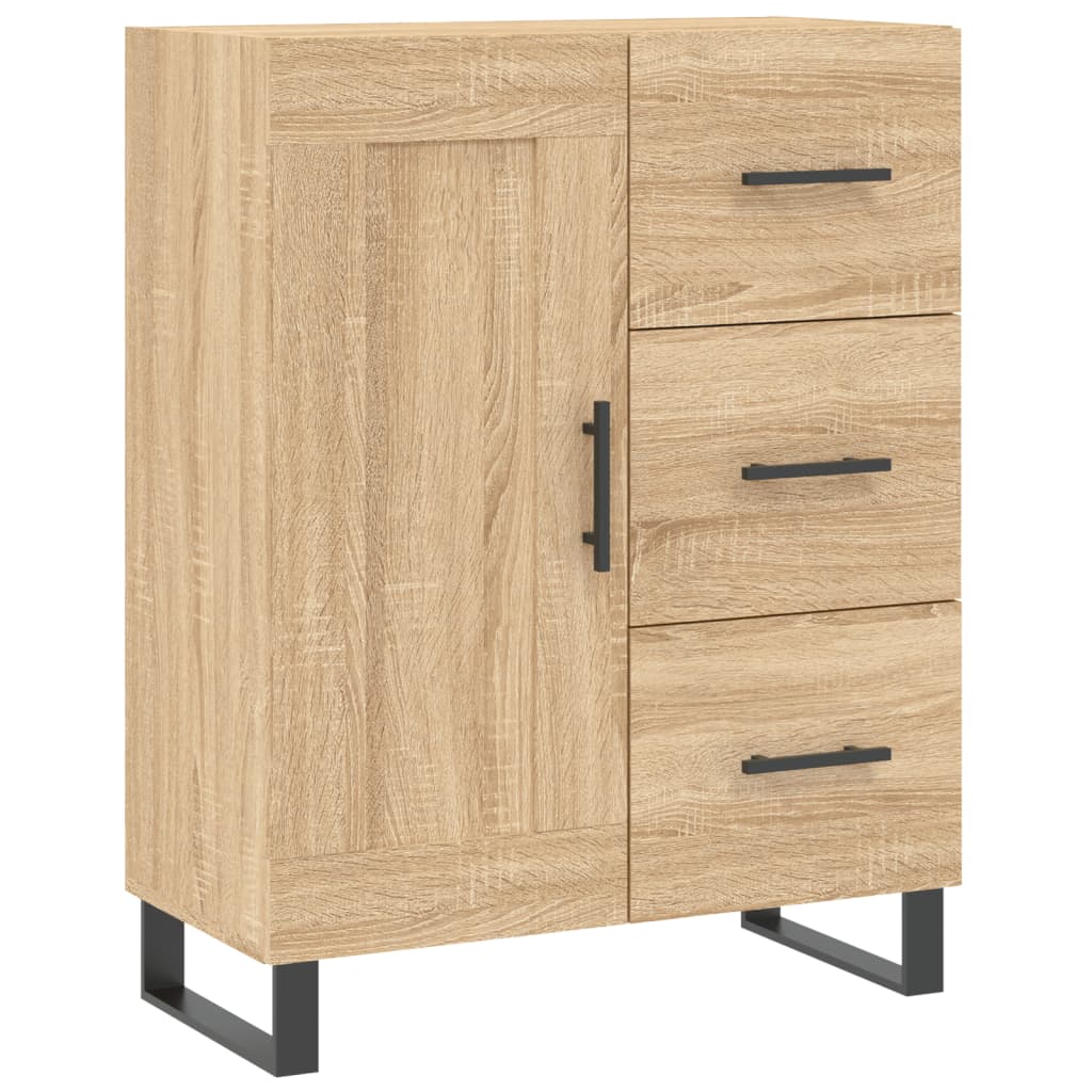 vidaXL Credenza Rovere Sonoma 69,5x34x90 cm in Legno Multistrato