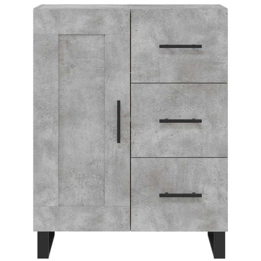 Credenza cassettiera mobile contenitore organizer cucina soggiorno salotto 695 x 34 x 90 cm legno ingegnerizzato grigio 02_0032031