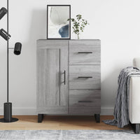 vidaXL Credenza Grigio Sonoma 69,5x34x90 cm in Legno Multistrato