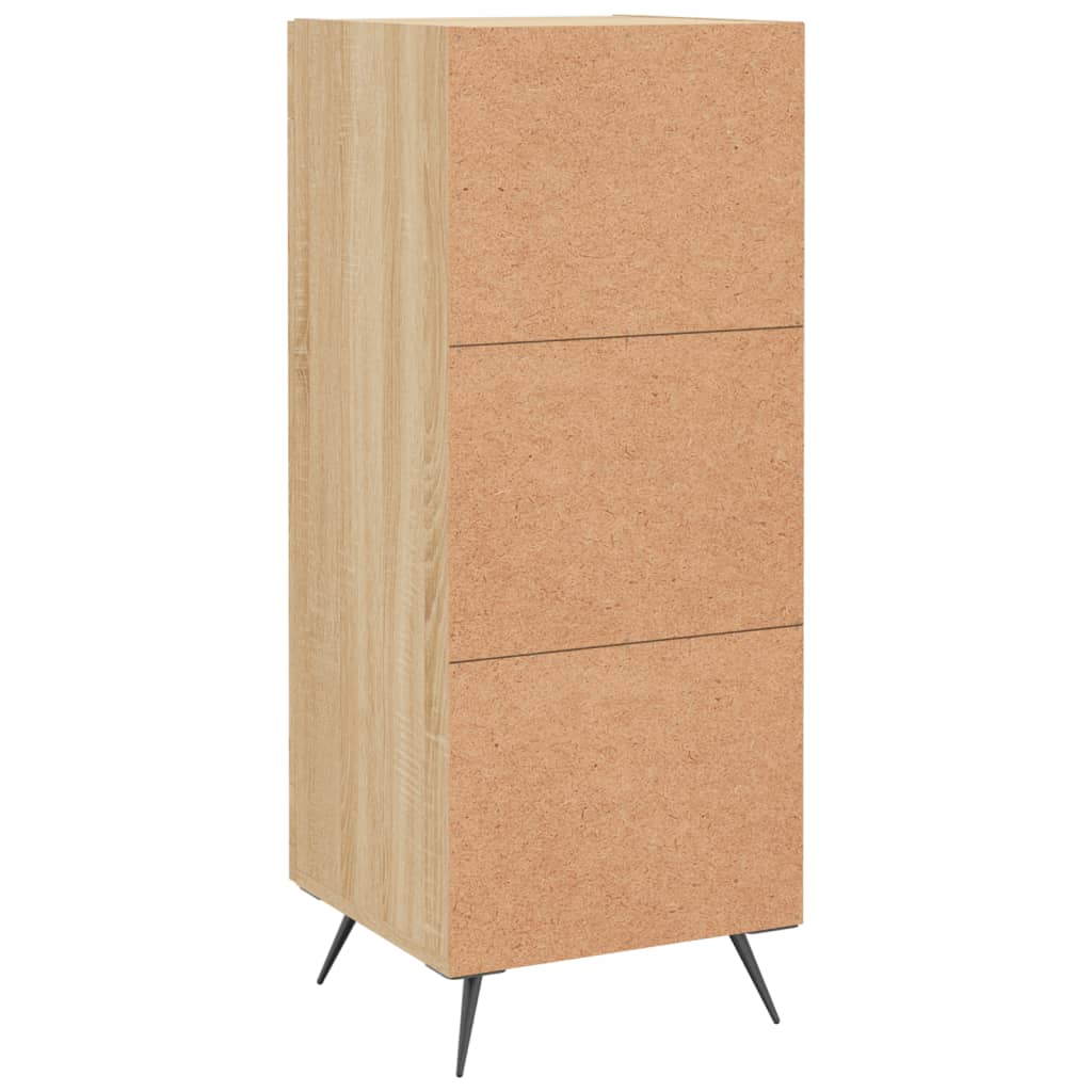 Credenza Rovere Sonoma 34,5x34x90 cm in Legno Multistrato 830415