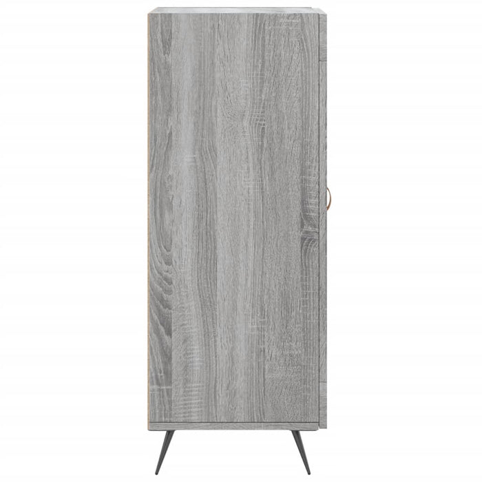Credenza Grigio Sonoma 34,5x34x90 cm in Legno Multistrato 830418