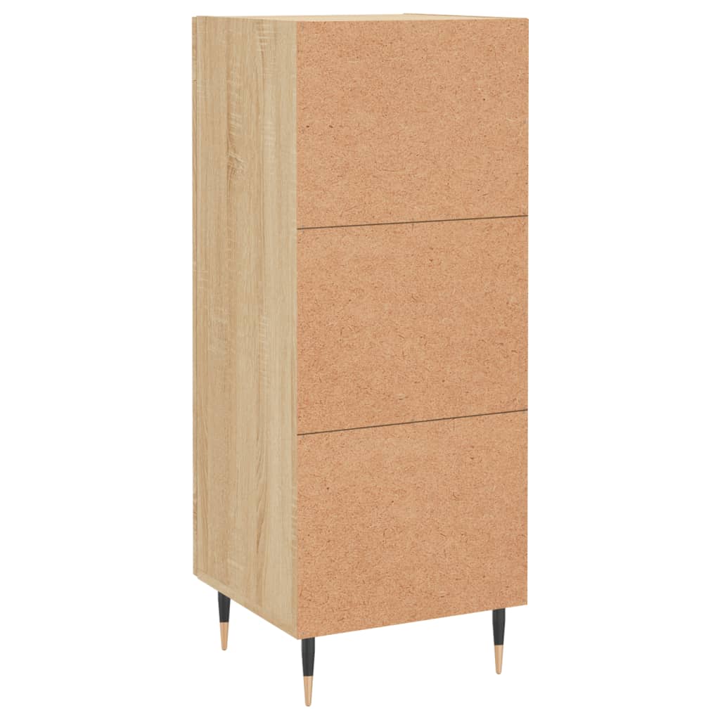 Credenza Rovere Sonoma 34,5x34x90 cm in Legno Multistrato 830423