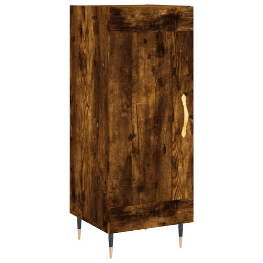 Credenza Rovere Fumo 34,5x34x90 cm in Legno Multistrato 830425