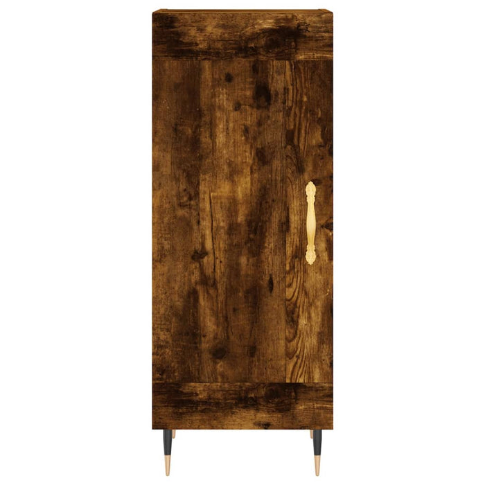 Credenza Rovere Fumo 34,5x34x90 cm in Legno Multistrato 830425