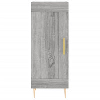 Credenza Grigio Sonoma 34,5x34x90 cm in Legno Multistrato 830434