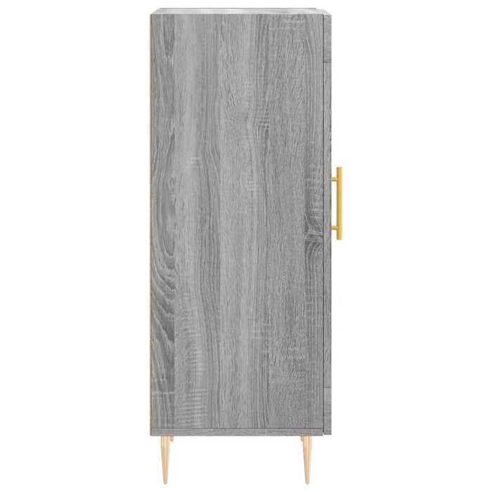 Credenza Grigio Sonoma 34,5x34x90 cm in Legno Multistrato 830434