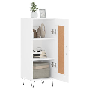 Credenza Bianca 34,5x34x90 cm in Legno Multistrato 830436