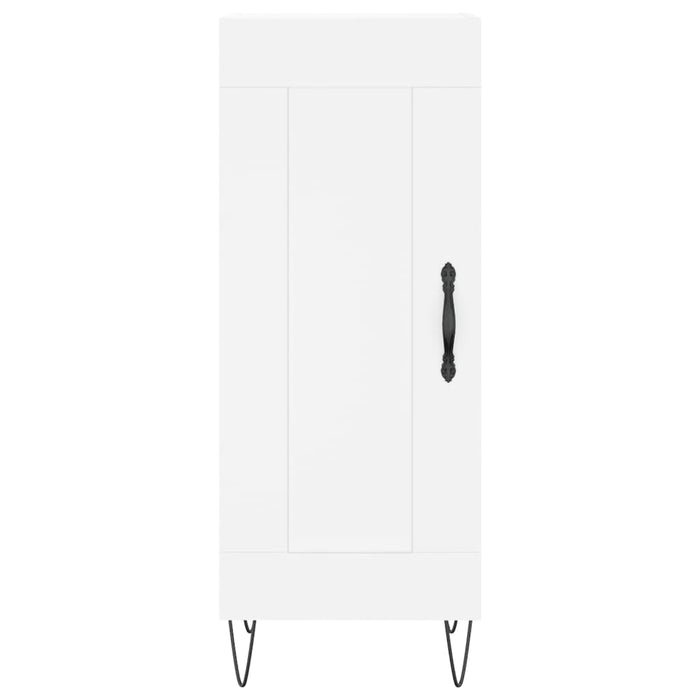 Credenza Bianca 34,5x34x90 cm in Legno Multistrato 830436