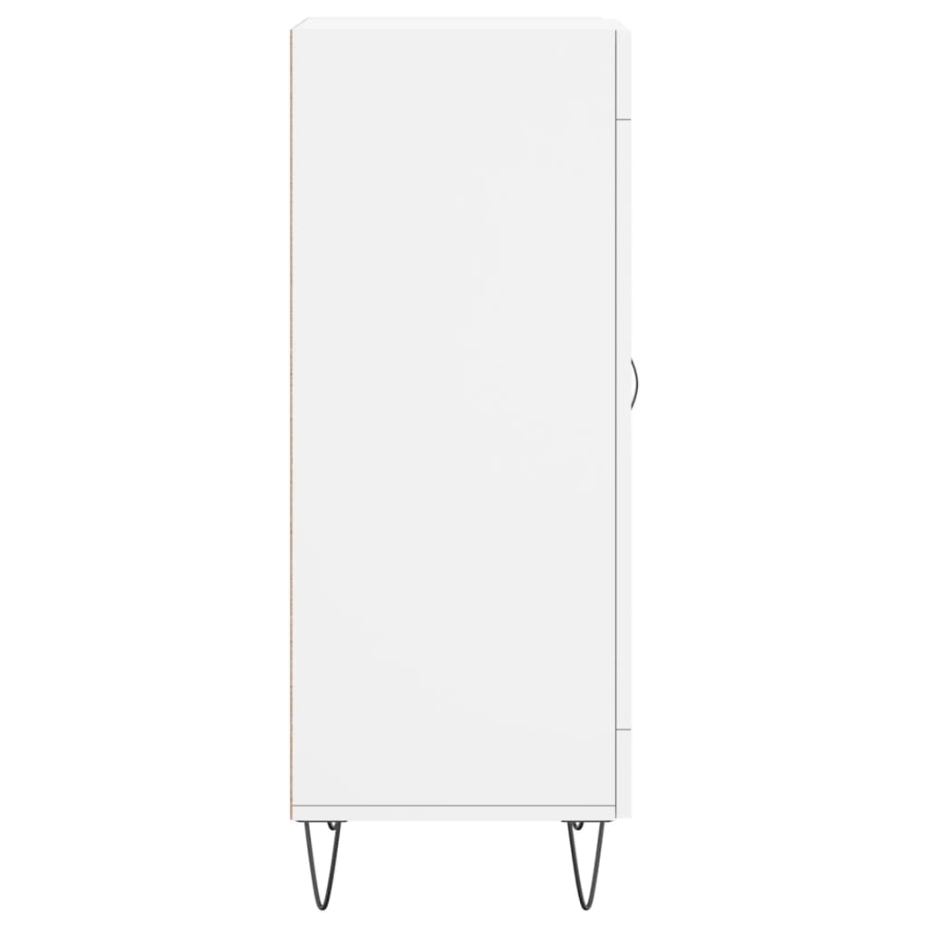 vidaXL Credenza Bianca 34,5x34x90 cm in Legno Multistrato