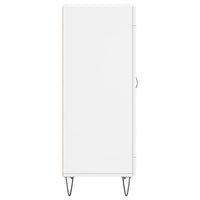 vidaXL Credenza Bianca 34,5x34x90 cm in Legno Multistrato
