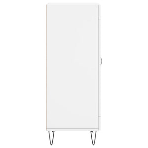 Credenza Bianca 34,5x34x90 cm in Legno Multistrato 830436