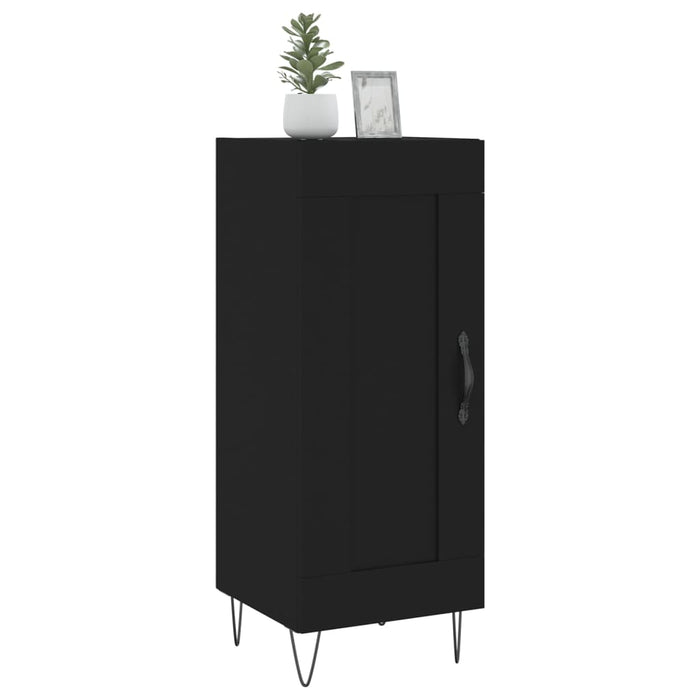 Credenza Nero 34,5x34x90 cm in Legno Multistrato 830437