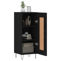 Credenza Nero 34,5x34x90 cm in Legno Multistrato 830437