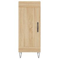 vidaXL Credenza Rovere Sonoma 34,5x34x90 cm in Legno Multistrato