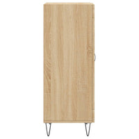 vidaXL Credenza Rovere Sonoma 34,5x34x90 cm in Legno Multistrato