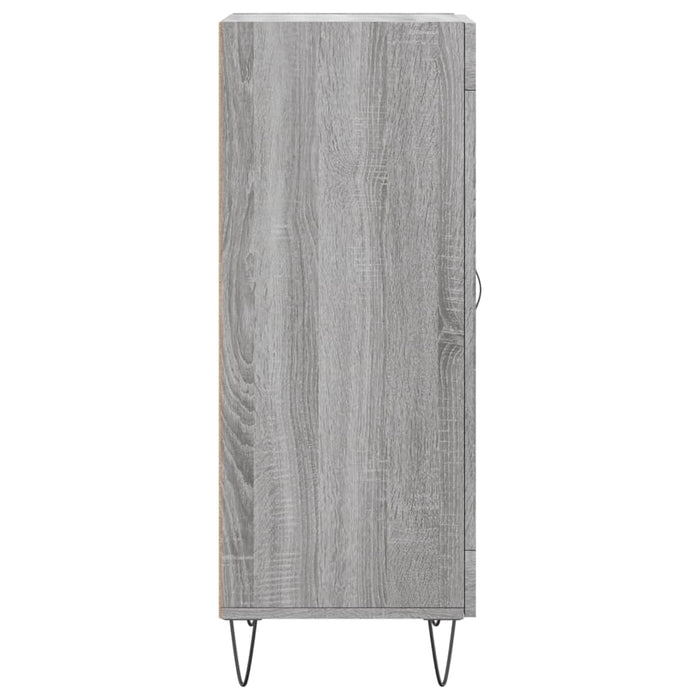 Credenza Grigio Sonoma 34,5x34x90 cm in Legno Multistrato 830442