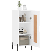 Credenza Bianca 34,5x34x90 cm in Legno Multistrato 830452