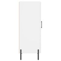 Credenza Bianca 34,5x34x90 cm in Legno Multistrato 830452