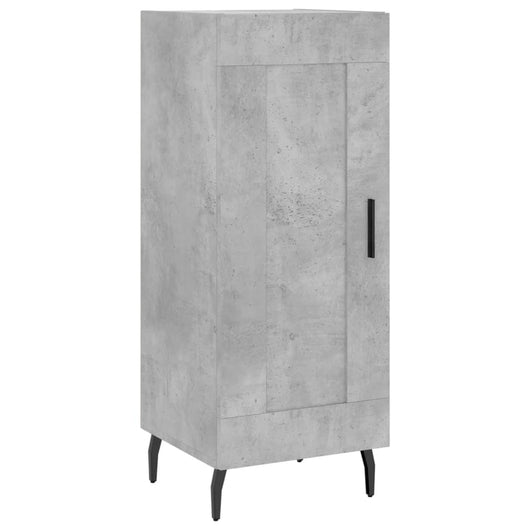 Credenza Grigio Cemento 34,5x34x90 cm in Legno Multistrato 830464