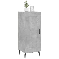 Credenza Grigio Cemento 34,5x34x90 cm in Legno Multistrato 830464