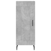 Credenza Grigio Cemento 34,5x34x90 cm in Legno Multistrato 830464
