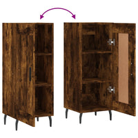 Credenza-Buffet-Armadio da cucina Rovere Fumo 34,5x34x90 cm in Legno Multistrato 448350